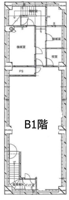 岩月日本橋ビルB1F 間取り図
