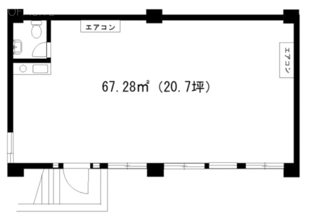 林ビル1F 間取り図