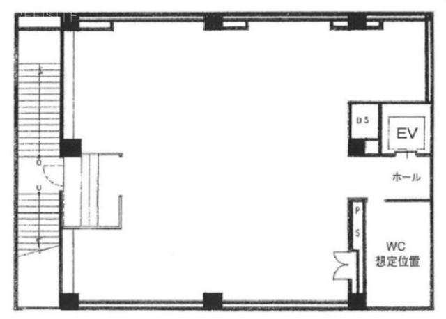 青山KTビルB1F 間取り図