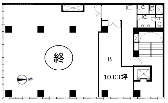宝ビルB 間取り図