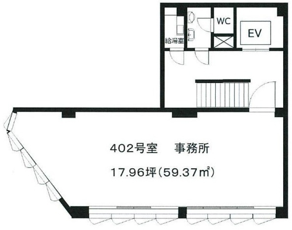コーヨービル402 間取り図