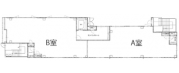 (仮)国立駅前テナントビルB 間取り図