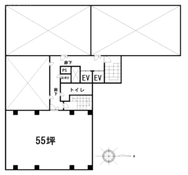 第7東ビル801 間取り図