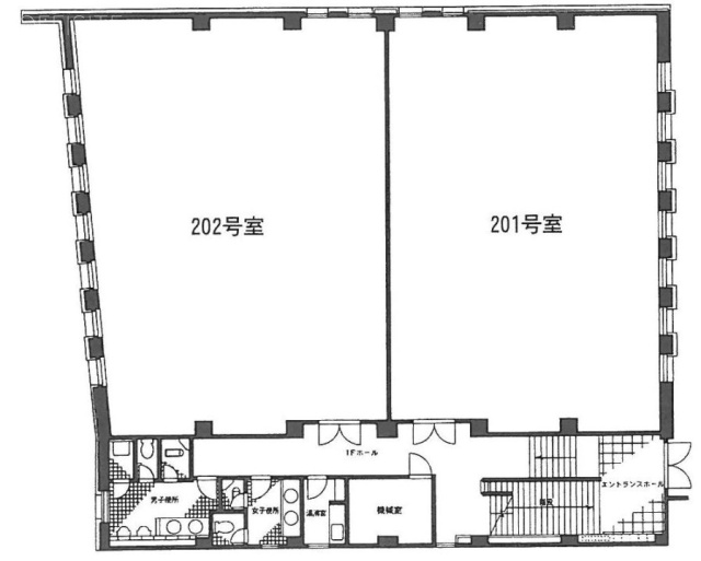 東京インテリア青山ビル(北館)201 間取り図