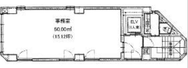 田辺ビル5F 間取り図