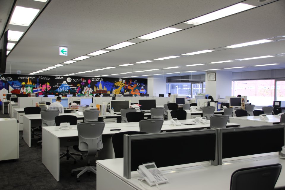 株式会社メックのオフィスレイアウト①
