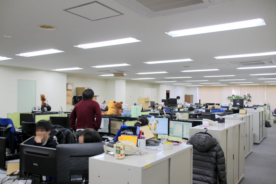 株式会社ハンビットユビキタスエンターテインメントのオフィスレイアウト➁